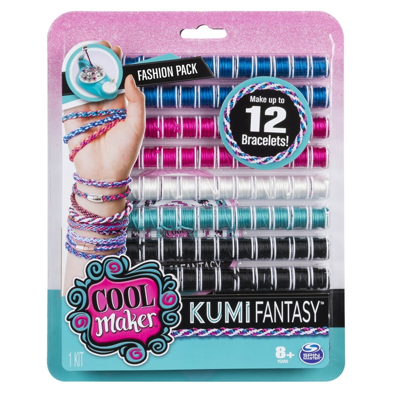 Cool Maker, KumiKreator Mermaid and Dream Fashion Pack 2-Pack Refill,  Friendship Bracelet and Necklace Activity Kit