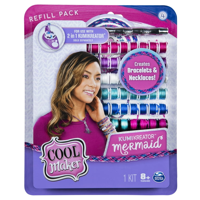 Cool Maker , KumiKreator Mermaid and Dream Fashion Pack 2-Pack Refill,  Friendship Bracelet and Necklace Activity Kit - Gift Guru