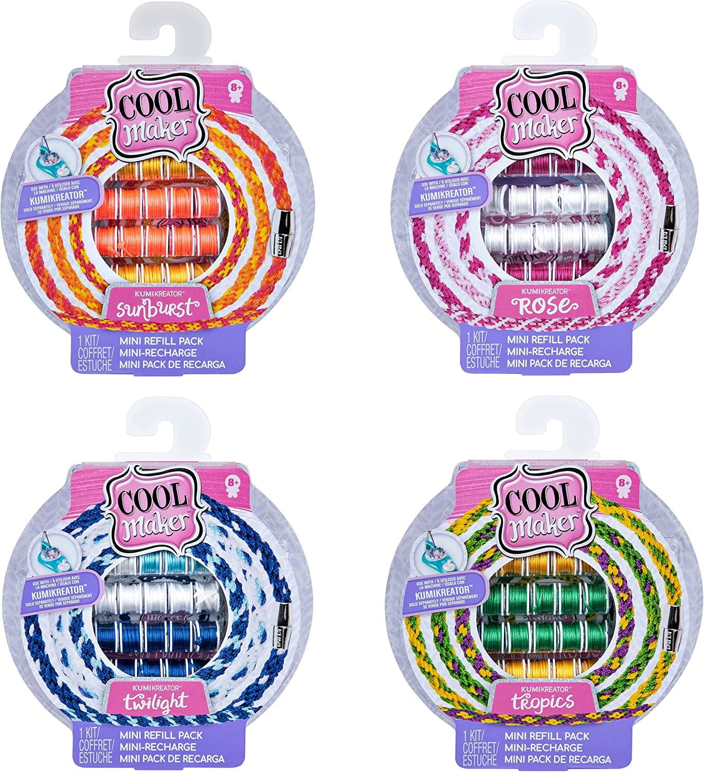 Spin Master Cool Maker GLAM Refill Pack For Use With 2 In 1 Kumikreator
