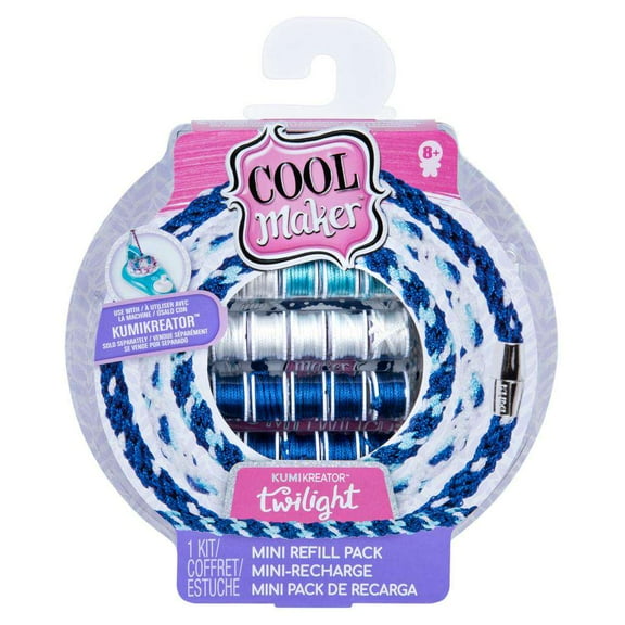 Cool Maker, KumiKreator Twilight Mini Fashion Pack Refill, Friendship Bracelet Activity Kit,