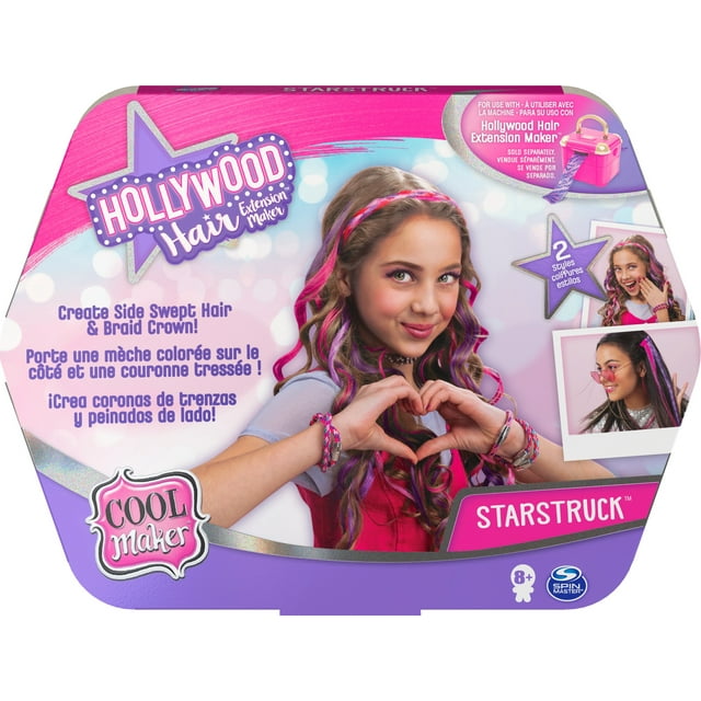 Cool Maker, Starstruck DIY Braided Crown and Side Swept Hair Refill for Use with Hollywood Hair Extension Maker
