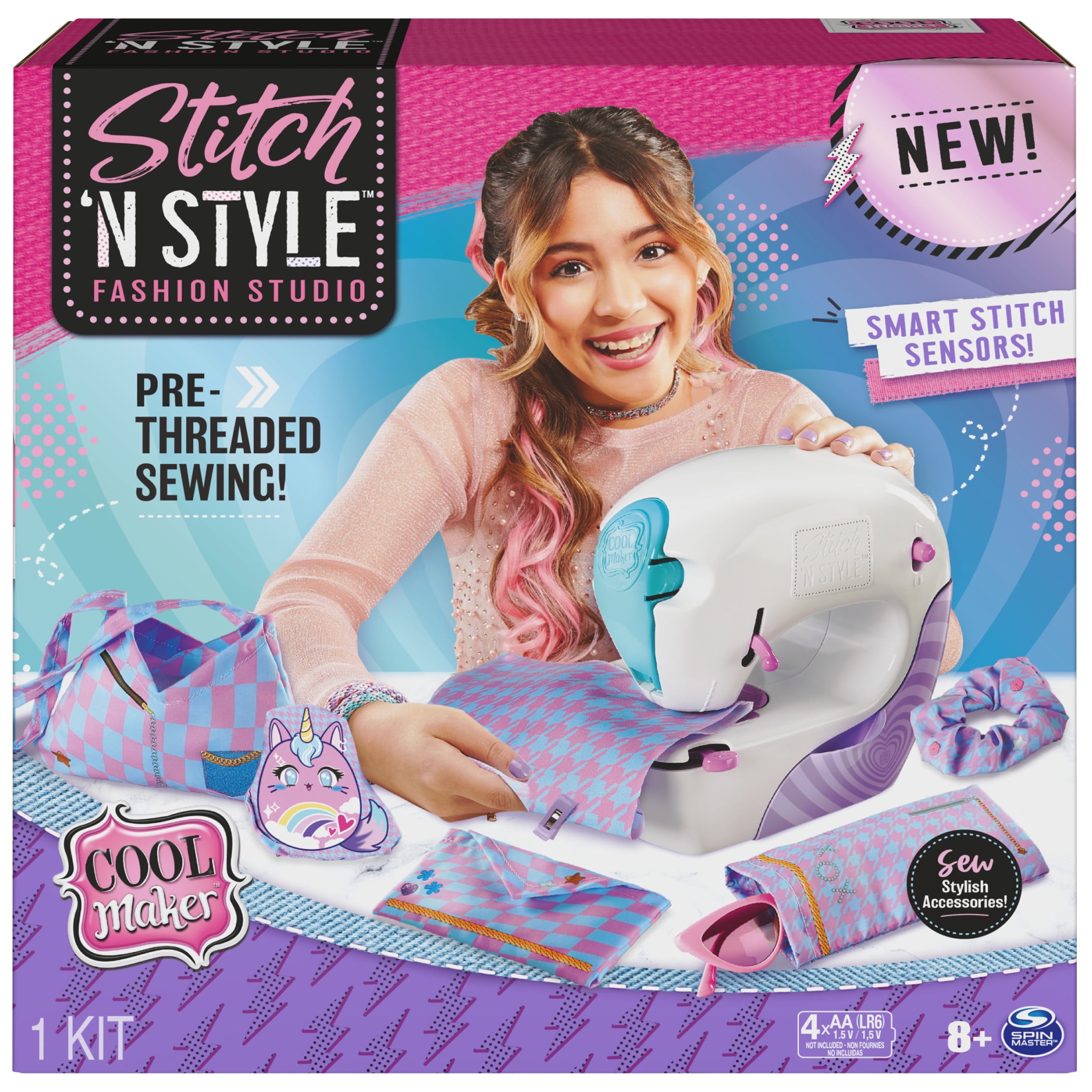 Cool Maker Kids Fashion Studio, Pre-Threaded Sewing Machine