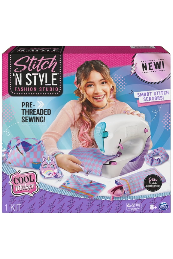 Stitch N Style Fashion Studio, Pre-Threaded Sewing Machine