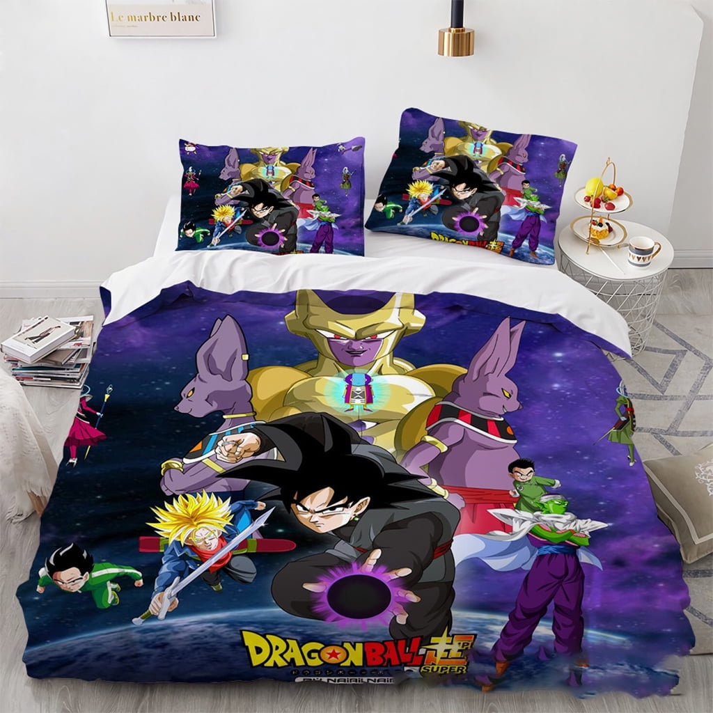 Cool Manga Dragon Ball Z Bedding Bed Set Anime Bedding Bed Set Twin ...