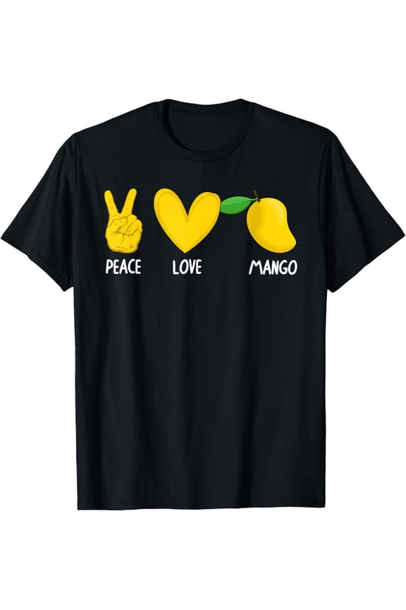 Cool Mango Art For Men Women Mangos Fruit Lover Foodie T-Shirt
