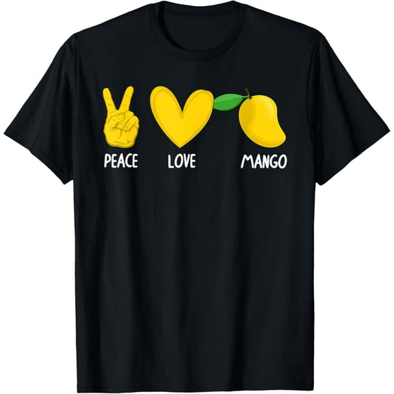 Cool Mango Art For Men Women Mangos Fruit Lover Foodie T-Shirt