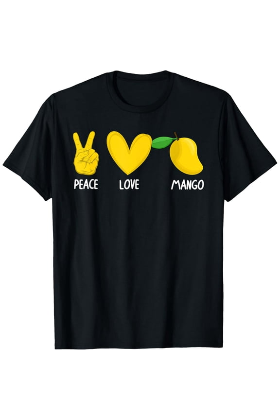 Cool Mango Art For Men Women Mangos Fruit Lover Foodie T-Shirt