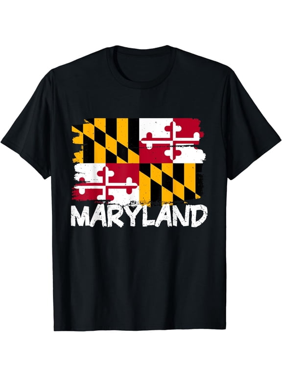 Cool Maryland Flag T-Shirt