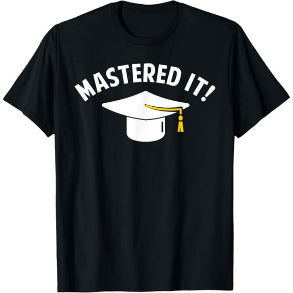Cool Masters Degree Graduation For Men Women Masters Degree T-Shirt
