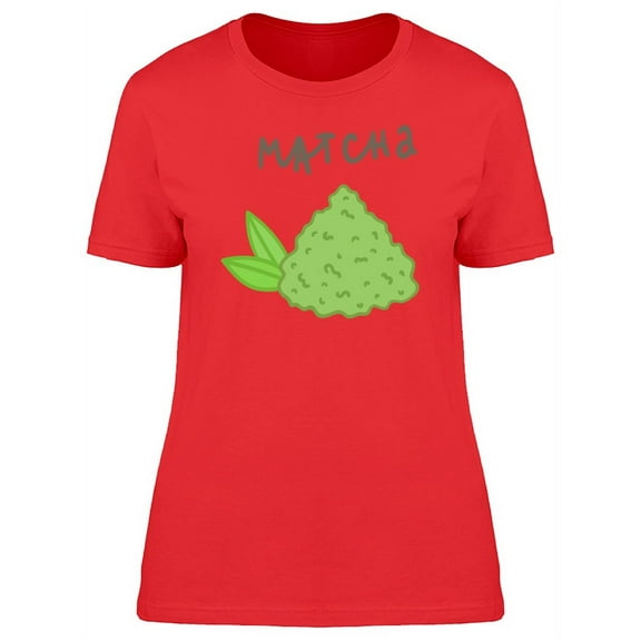 Cool Matcha Tea Doodle T-Shirt Women -Image by Shutterstock, Female Large