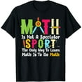 thumbnail image 1 of Cool Math Art For Men Women Mathematics Number Math Lovers T-Shirt, 1 of 4