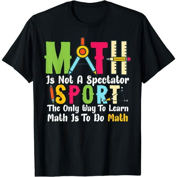 Cool Math Art For Men Women Mathematics Number Math Lovers T-Shirt