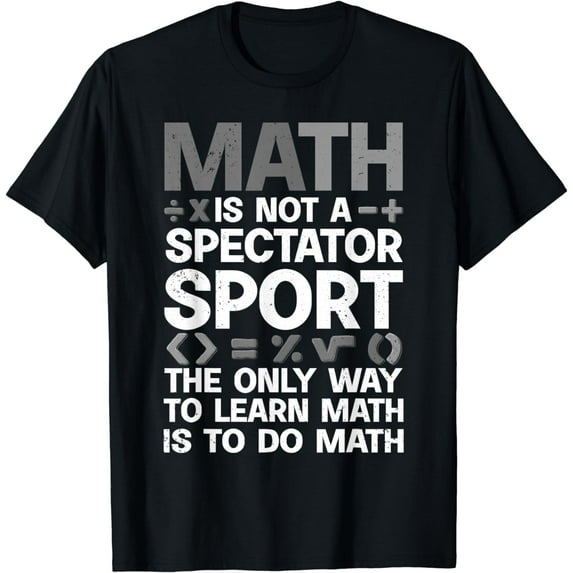 Cool Math Art For Men Women Mathematics Number Math Lovers T-Shirt