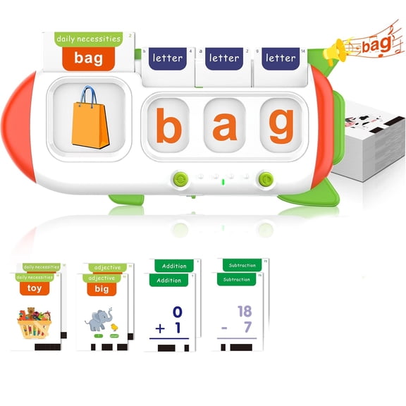 Cool Math Games & Talking Flash Cards, Speech with 102 Sight Words and 56 Math Flash Cards, Sensory Toys, Ideal Gifts