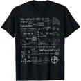 thumbnail image 1 of Cool Mathematical Equations Math Graphics Classroom T-Shirt, for Men & Women, up to Size 5XL, 1 of 2