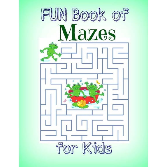Cool Mazes for Kids of All Ages Fun Book of Mazes for Kids: Includes Bonus Coloring Pages at the End, Book 4, (Paperback)