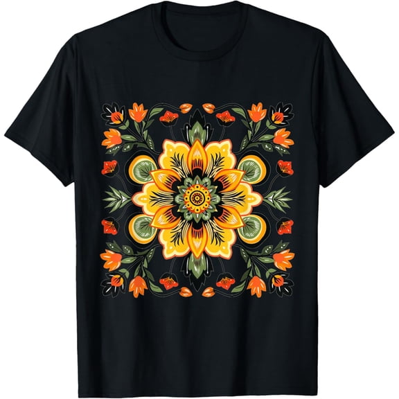 Cool Mexican Flower Costume for Boys and Girls T-Shirt, F837 Tshirt All Size S-5XL