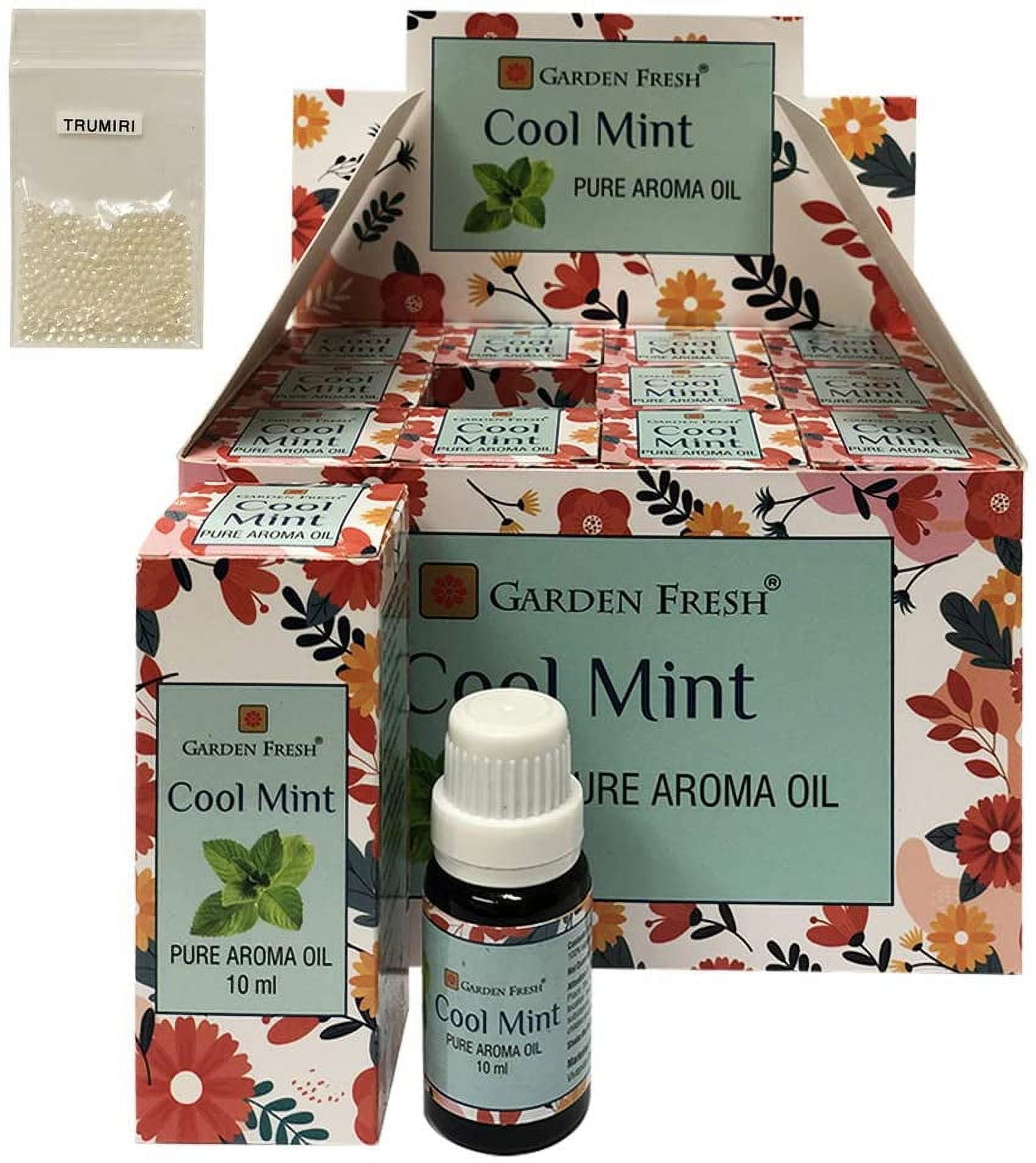 Cool Mint Fragrance Oil For Diffuser And Gel Beads Bundle