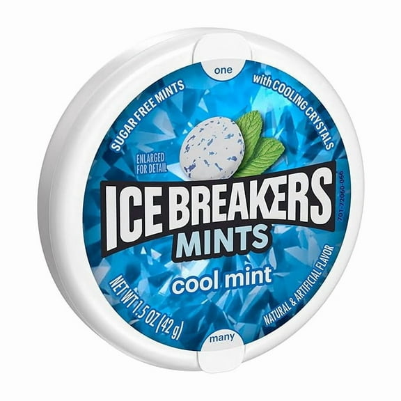 Cool Mint Sugar Free Mints Tin, 1.5 oz