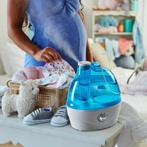 Cool Mist Humidifier (2.2L Water Tank) Quiet Ultrasonic Humidifiers for Bedroom & Large room - Adjustable -360 Rotation Nozzle, Auto-Shut Off, Humidifiers for Babies Nursery & Whole House