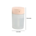 thumbnail image 1 of Cool Mist Humidifier, Bedroom Humidifier, Mini Quiet Mist Humidifier for Small Spaces and Houseplants, Compact Portable Plastic Design In White Gray Pink, 1 of 7