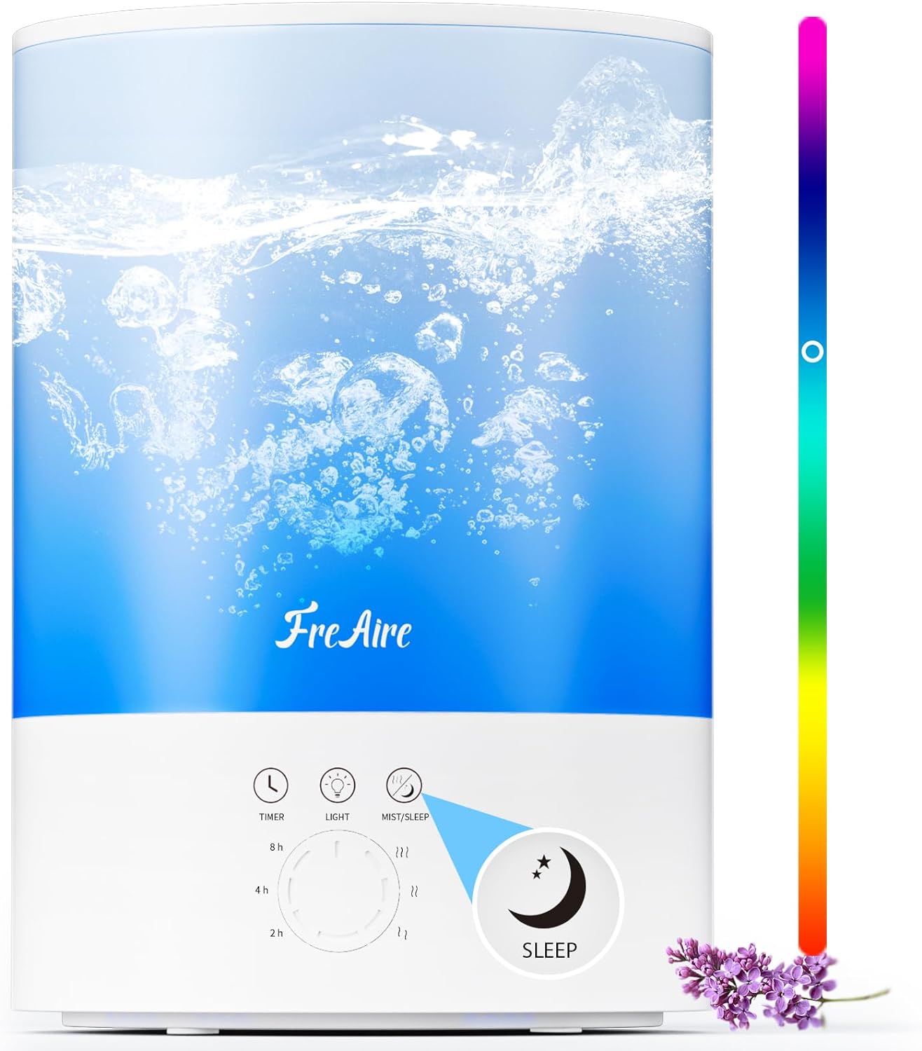 Holmes Cool Mist Humidifier for Small Rooms, White