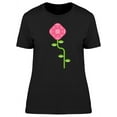 thumbnail image 1 of Cool Modern Art Rose T-Shirt Women -Image by Shutterstock, Female XX-Large, 1 of 2