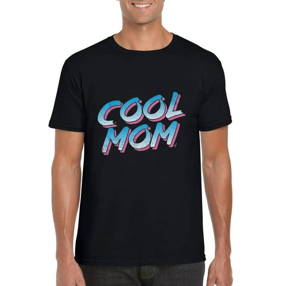 Cool Mom Awesome Mother Trendy Parent Modern Style Graphic T-Shirt Design, for men & women, up to size 5XL