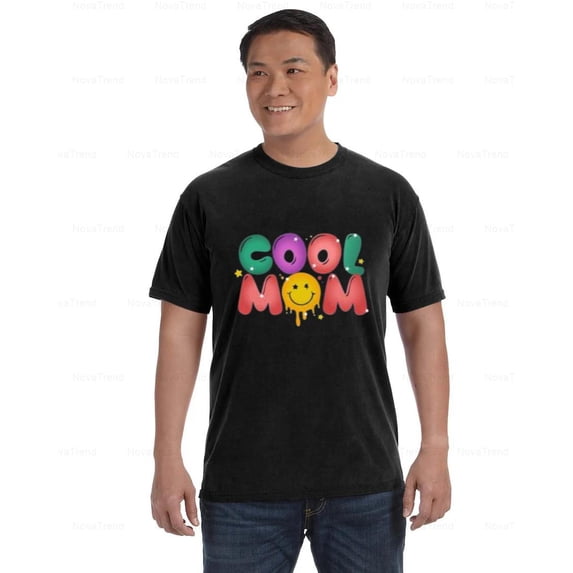 Cool Mom Comfort Coler T-Shirt with HarlinDesign Stylish Theme, Unisex, up to size 4XL