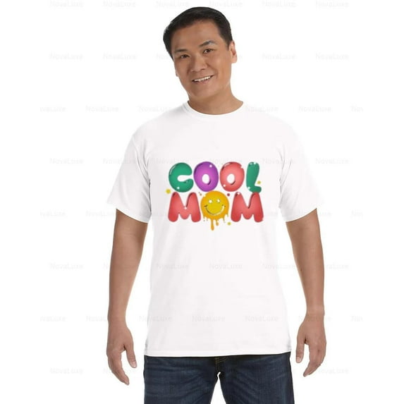Cool Mom Comfort Coler T-Shirt with HarlinDesign Stylish Theme, Unisex, up to size 4XL