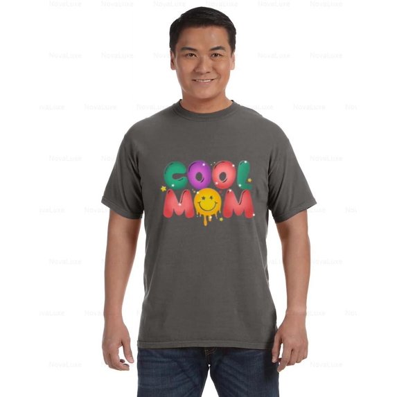 Cool Mom Comfort Coler T-Shirt with HarlinDesign Stylish Theme, Unisex, up to size 4XL