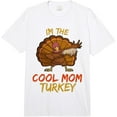 thumbnail image 1 of Cool Mom Turkey Matching Family Group Thanksgiving Party PJ Comfort Colors Adult Heavyweight T-Shirt,Top Tees,Whiet, 1 of 4