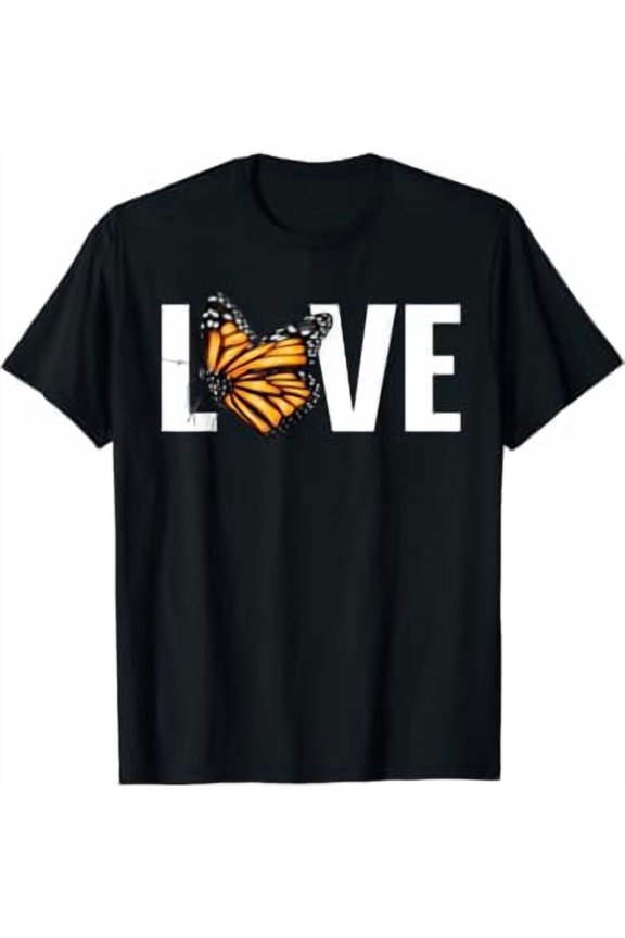 Cool Monarch Butterfly Art Men Women Entomology Insect Lover T-Shirt, Unisex T-Shirt