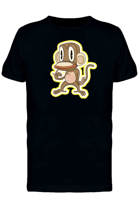 Cool Monkey Cartoon Tee Men's -Image by Shutterstock