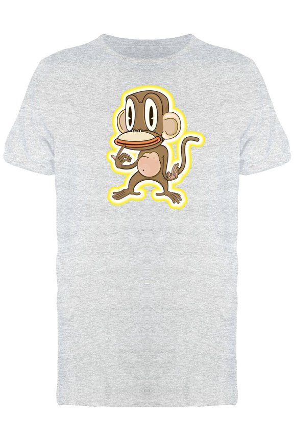 Cool Monkey Cartoon Tee Men's -Image by Shutterstock