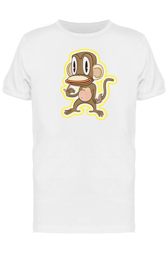 Cool Monkey Cartoon Tee Men's -Image by Shutterstock