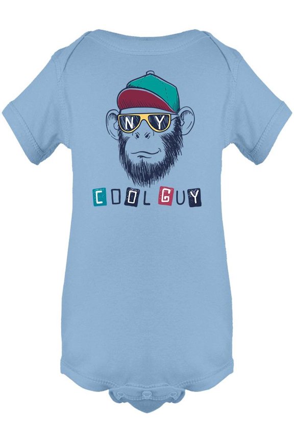 Cool Monkey In Sunglasses Bodysuit Infant -Image by Shutterstock,  12 Months