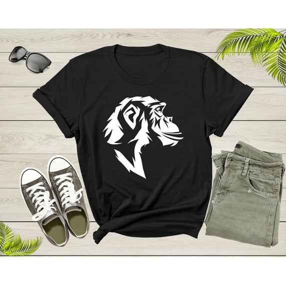 Cool Monkey Lover Gift Shirt For Adult Men Women Kids Monkey Graphics Present Ideas Tshirt Funny Monkey Boy Girl Birthday Present T-shirt