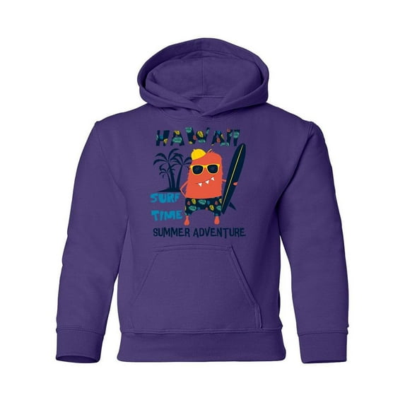 Cool Monster, Surf Time Hoodie Juniors -Image by Shutterstock, Medium