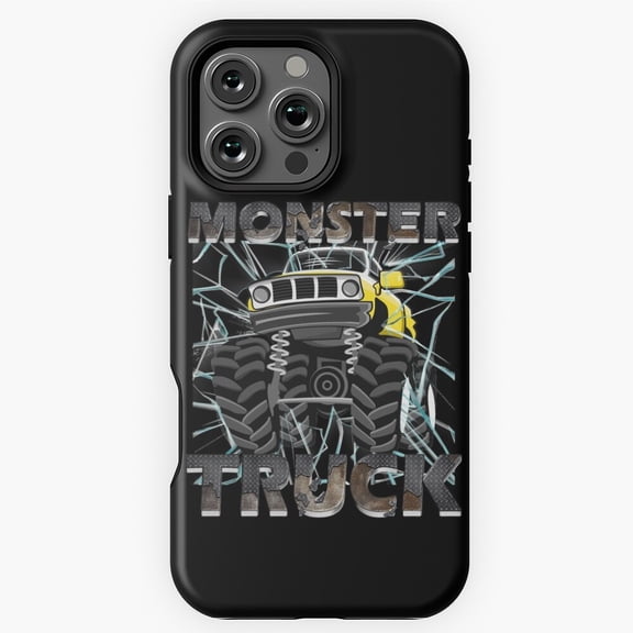 Cool Monster Trucks Big Wheels Jam Phone Case for iPhone 16 15 14 13 12 11 Pro Max
