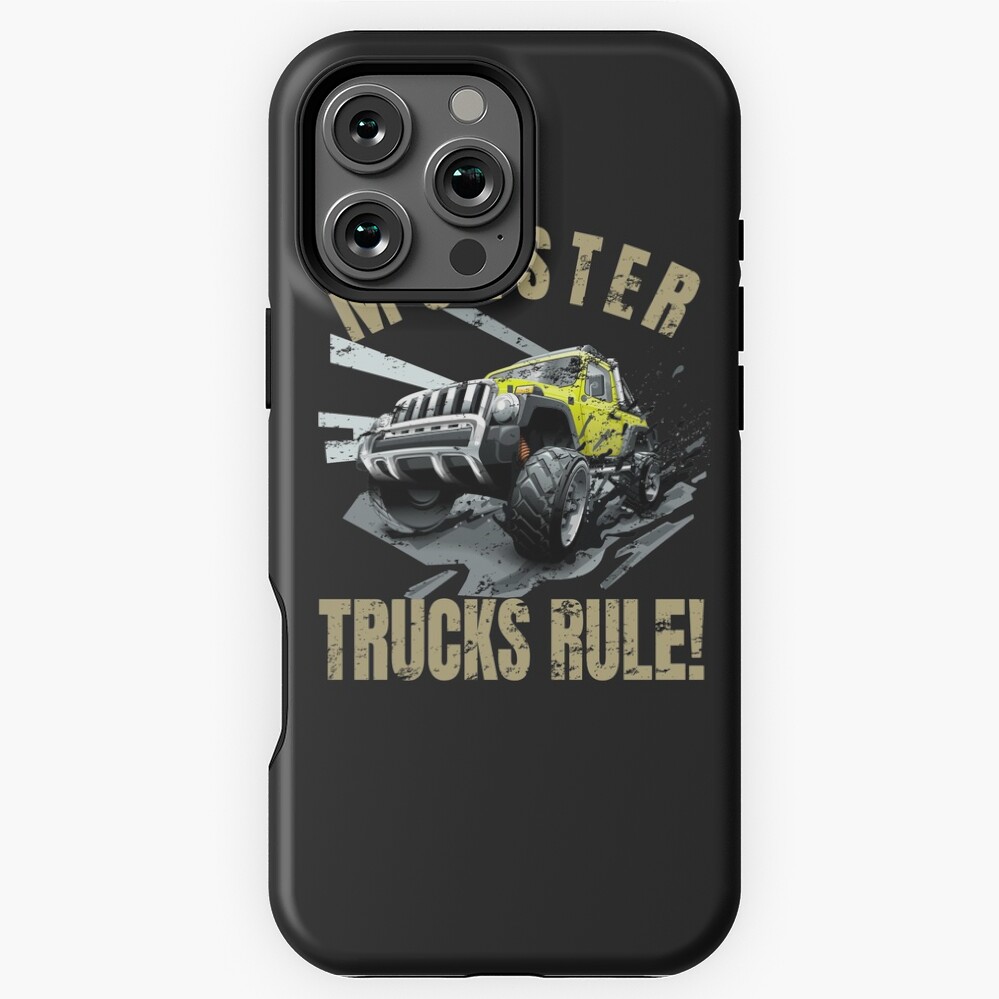 Cool Monster Trucks Rule Gravedigger Phone Case For IPhone 16 15 14 13 Cool Monster Trucks Rule Gravedigger Phone Case For IPhone 16 15 14 13