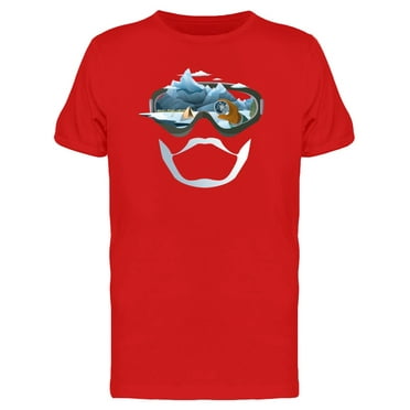 Cool Mountain Climbing Lenses T-Shirt Men -Image by Shutterstock, Male 3X-Large