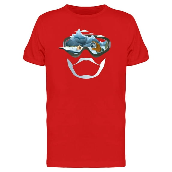 Cool Mountain Climbing Lenses T-Shirt Men -Image by Shutterstock, Male 3X-Large