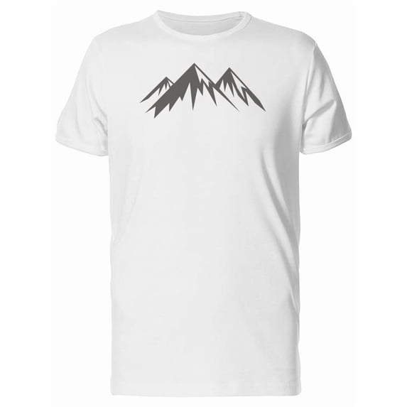 Cool Mountains Doodle Graphic T-Shirt Men -Image by Shutterstock, Male Medium