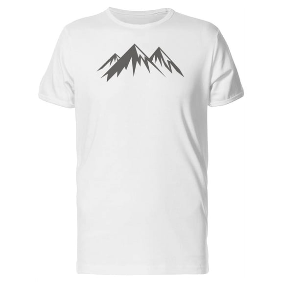 Cool Mountains Doodle Graphic T-Shirt Men -Image by Shutterstock, Male Small