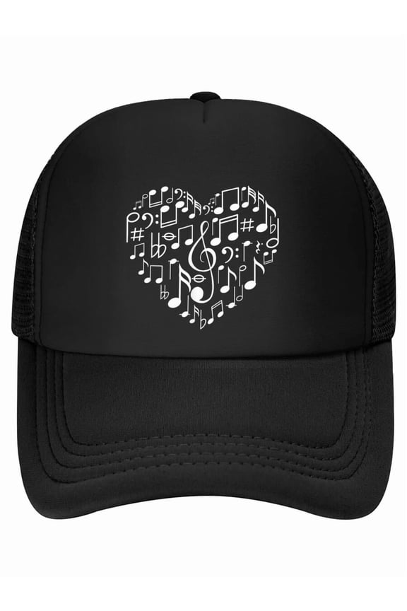 Cool Music Note Art For Men Women Music Musical Note Lover Baseball Cap