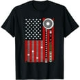thumbnail image 1 of Cool Music Producer For Men Women American Flag Patriotic DJ T-Shirt, 1 of 4
