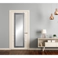 thumbnail image 1 of BrandtWorks Gunmetal Black Over the Door Full Length Mirror, 1 of 5