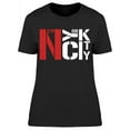thumbnail image 1 of Cool New York City Text T-Shirt Women -Image by Shutterstock, Female Large, 1 of 2