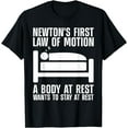 thumbnail image 1 of Cool Newton Law Art For Men Women Newton Law Physics Lover T-Shirt, 1 of 4